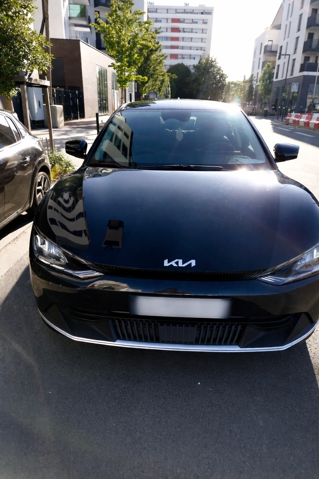 Intérieur luxueux Kia EV6 — tableau de bord digital